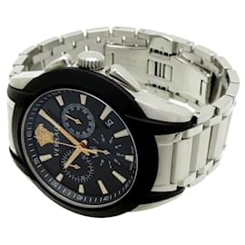 Versace-Relógio Chrono Masculino Versace VEM8-Preto