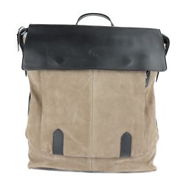 Christian Louboutin Wildleder-Rucksack Braun Schwarz