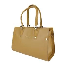 Longchamp-Longchamp Top Handle Tote Bag-Camel