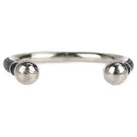 Louis Vuitton-Louis Vuitton Jonk Monogram Eclipse Bangle-Black,Silvery