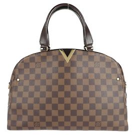 Bolsa de mão bowling Kensington da Louis Vuitton Damier ebene