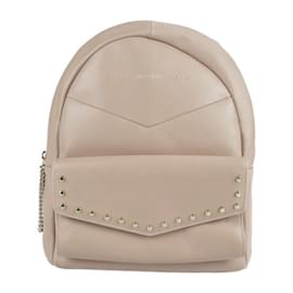 Jimmy Choo-Jimmy Choo Cassie Leather Backpack-Beige