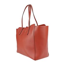 Gucci-Gucci Swing Tote Bag-Red
