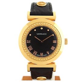 Versace Ladies Quartz Watch Black