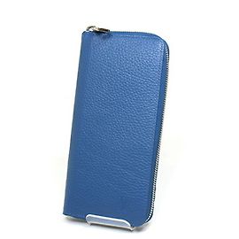 Louis Vuitton Taurillon Zippy Wallet Vertical Blue