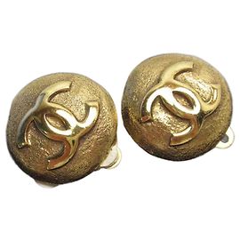 Orecchini Chanel CHANEL Coco Mark Oro D'oro