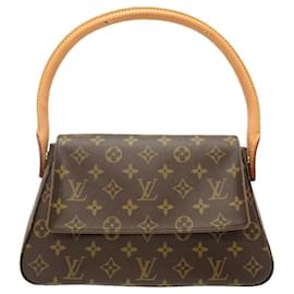Louis Vuitton-Louis Vuitton Monogram Mini Looping Handbag-Brown