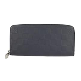 Louis Vuitton-Louis Vuitton Damier Infini Zippy Wallet-Navy blue