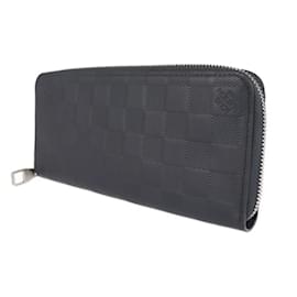 Louis Vuitton-Louis Vuitton Damier Infini Zippy Wallet-Navy blue