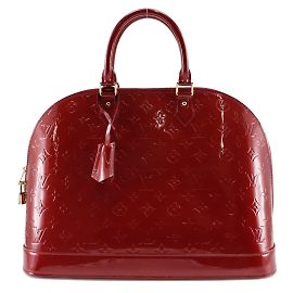Louis Vuitton Alma GM Handtasche Rot