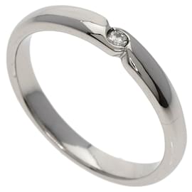 Céline-Celine Platinum Diamond Band Ring-Other