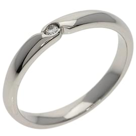 Céline-Celine Platinum Diamond Band Ring-Other