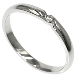 Céline-Celine Platinum Diamond Band Ring-Other