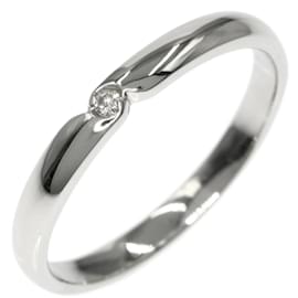 Céline-Celine Platinum Diamond Band Ring-Other