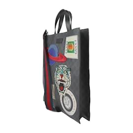 Gucci-Gucci GG Supreme Tote Bag-Brown,Multiple colors