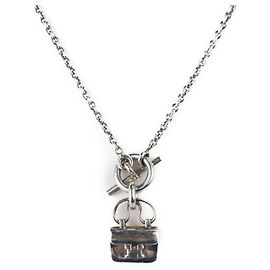 Hermès Collana Amuleto Constance Hermes Argento