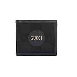 Gucci-Gucci Off The Grit Bi-Fold Wallet-Black