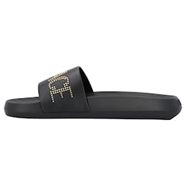 Versace-Rubber Pool Slides-Black