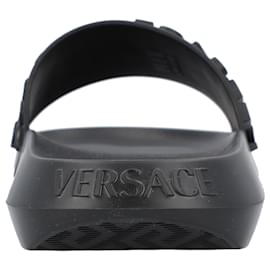 Versace-Escorregadores de borracha para piscina-Preto