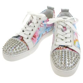 Christian Louboutin Louis Junior Spike Sneakers Leather Colorful Other