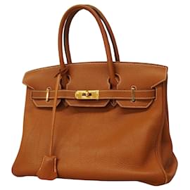 Hermès-Hermès Birkin 35-Brown