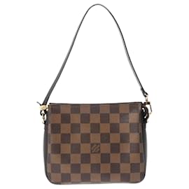 Louis Vuitton-Pochette de maquillage Louis Vuitton Damier Truth-Marron,Damier ebène