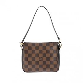 Louis Vuitton-Pochette de maquillage Louis Vuitton Damier Truth-Marron,Damier ebène