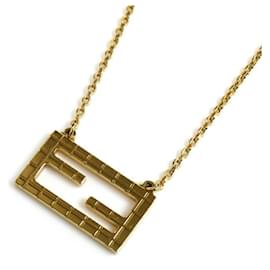 Fendi-Fendi Metal F IS Necklace-Other