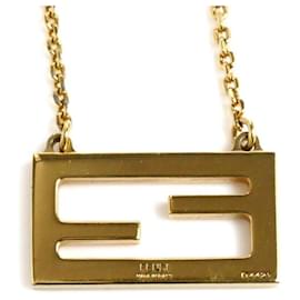 Fendi-Fendi Metal F IS Necklace-Other