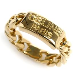 Céline-Celine 18K Yellow Gold Band Ring-Other