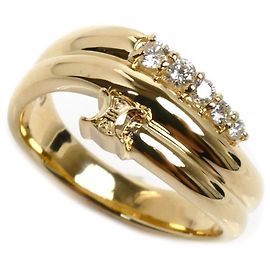 Céline Bague Triomphe en diamant en or jaune 18K CELINE Doré