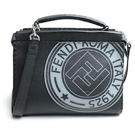 Fendi-Fendi Peekaboo Fit 2-Way Shoulder Bag-Black