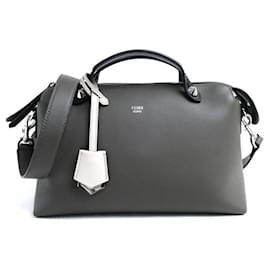 Fendi-Fendi By the Way Medium 2-Way Shoulder Bag-Dark brown