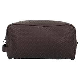 Bottega Veneta-Bottega Veneta Intrecciato Second Bag-Brown