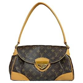 Louis Vuitton-Louis Vuitton Beverly MM Monogram Schultertasche-Braun