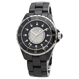 Chanel-Chanel J12 Ceramic Men's Wristwatch-Black
