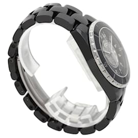 Chanel-Chanel J12 Ceramic Men's Wristwatch-Black