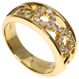 Céline-Celine Diamond Band Ring in 18K Yellow Gold-Golden