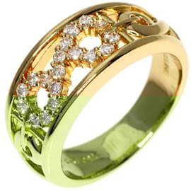 Céline-Celine Diamond Band Ring in 18K Yellow Gold-Golden
