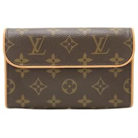 Louis Vuitton-Pochette Florentine Taille Louis Vuitton Monogram-Beige