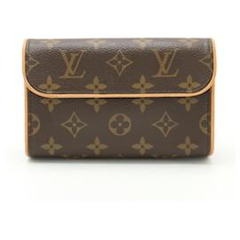 Louis Vuitton-Pochette Florentine Taille Louis Vuitton Monogram-Beige