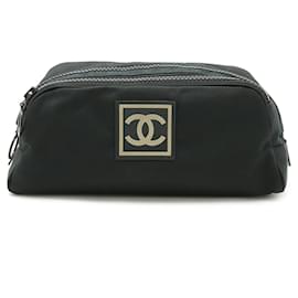 Chanel-Sac Second de la Ligne Sport de Chanel avec le Marque Coco-Noir