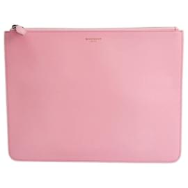 Givenchy-Pochette en cuir pour femme Givenchy en rose-Rose