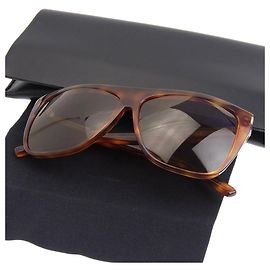 Occhiali da sole Yves Saint Laurent marrone nero tartaruga Altro