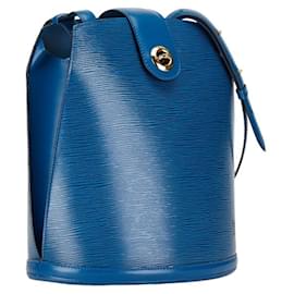 Louis Vuitton-Louis Vuitton Epi Cluny Shoulder Bag-Blue