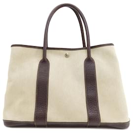 Hermès-Sac tote Marron Hermes Garden PM-Marron