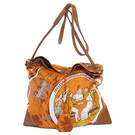 Bolsa tote Silky City da Hermès Laranja