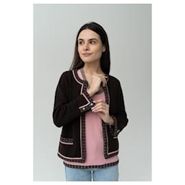Chanel-Chanel by Karl Lagerfeld 05A 2005 cashmere cardigan and top-Multiple colors