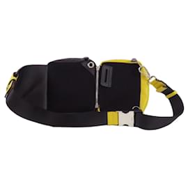 Fendi-Fendi Zucca Pattern Sling Bag-Black,Yellow