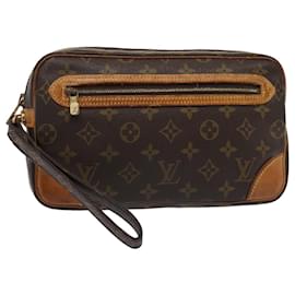 Louis Vuitton-LOUIS VUITTON Monogram Marly Dragonne GM Sac Clutch M51825 LV Auth yk13448-Monogramme